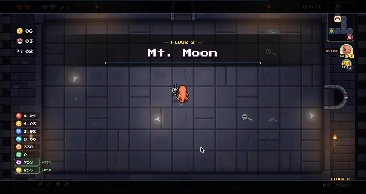 HUD showing the Darkrai and Jirachi rift percentages